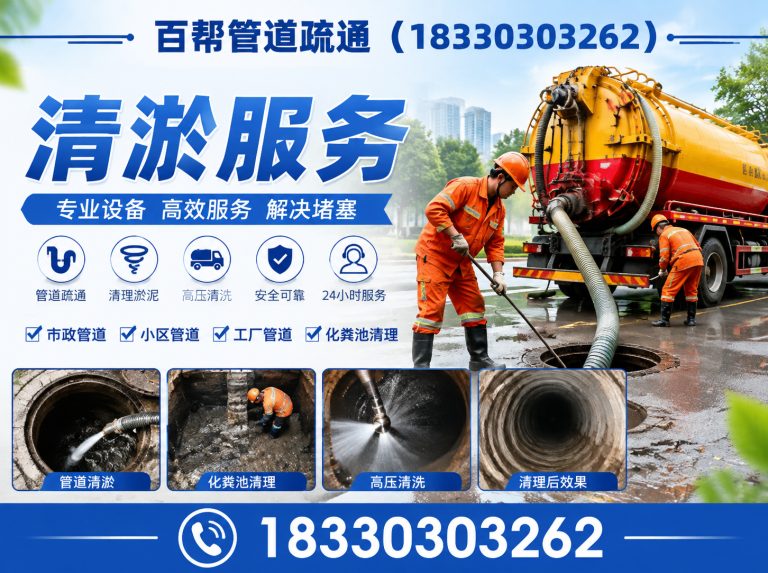 路南区百帮管道疏通展示图